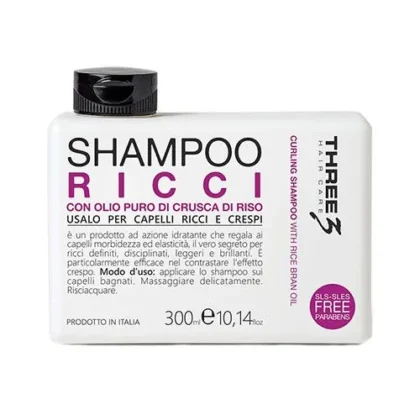 Three Σαμπουάν Για Σγουρά Μαλλιά Ricci 300ml
