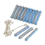 Μπικουτί Πλαστικά Γκρι-Σιέλ 12χιλ. 12άδα