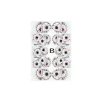 Nails & More Αυτοκόλλητα Νυχιών 4D Flower Β