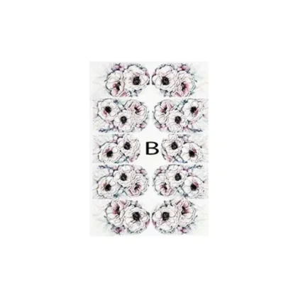 Nails & More Αυτοκόλλητα Νυχιών 4D Flower Β