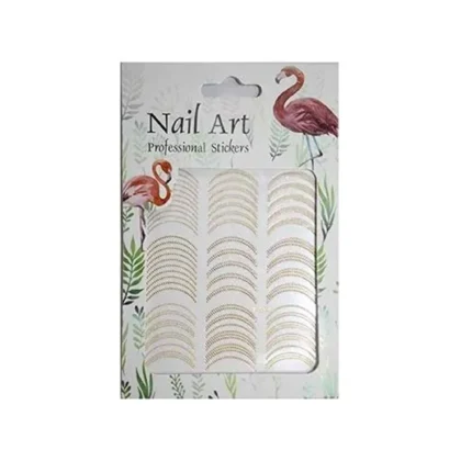 Nails & More Αυτοκόλλητα Νυχιών dpg Line Gold No 205