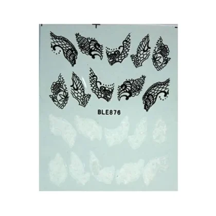 Nails & More Αυτοκόλλητα Fancy Νυχιών Νερού BLE876