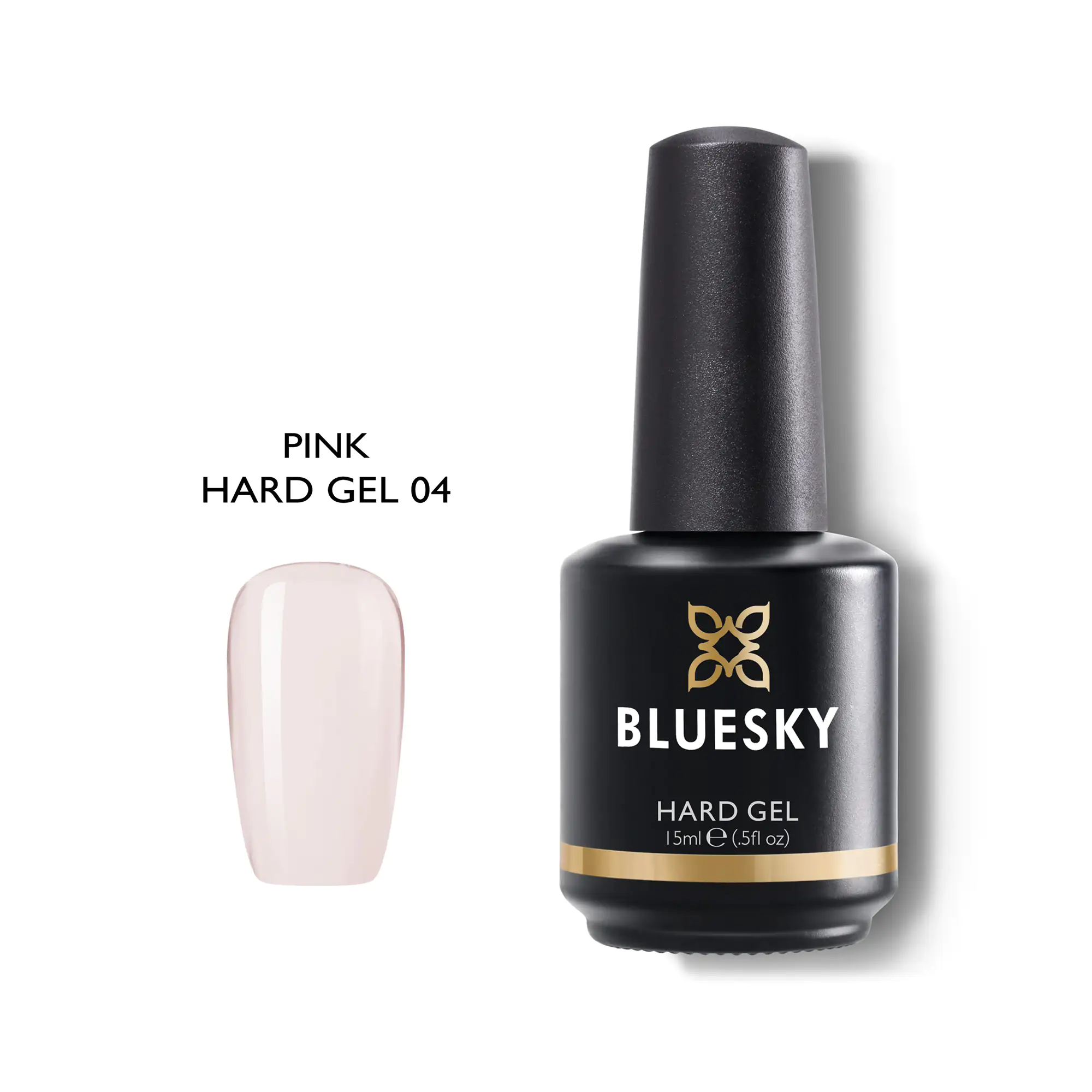 Bluesky Μόνιμο Βερνίκι Hard Gel Pink 15ml