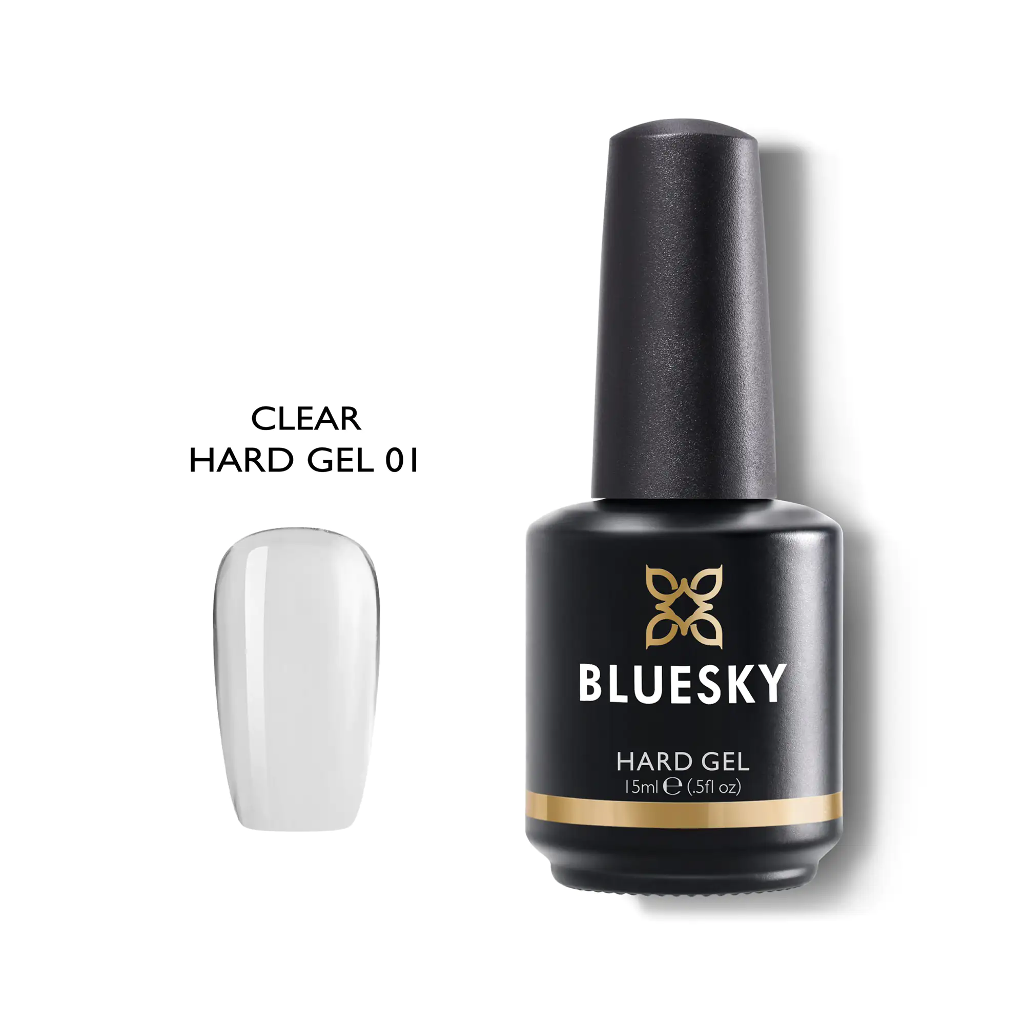 Bluesky Μόνιμο Βερνίκι Hard Gel Clear 15ml