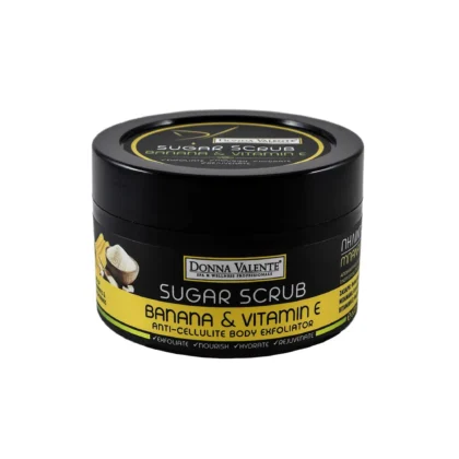 Donna Valente Scrub Σώματος από Ζάχαρη με Βιταμίνη Ε και Μπανάνα 600gr