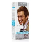 Ημιμόνιμη Βαφή για Άντρες Lorvenn Color Balsam Νο 201 Γκρι - Μαύρο