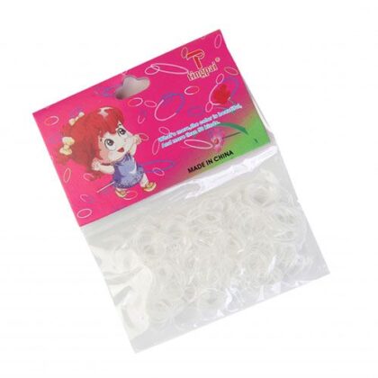 Ro-Ro Λάστιχα Μαλλιών Ράστα Διάφανα No 04-0032