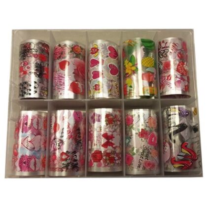 FF Selections Foils Νυχιών Σετ No155 10 τμχ – 4cm