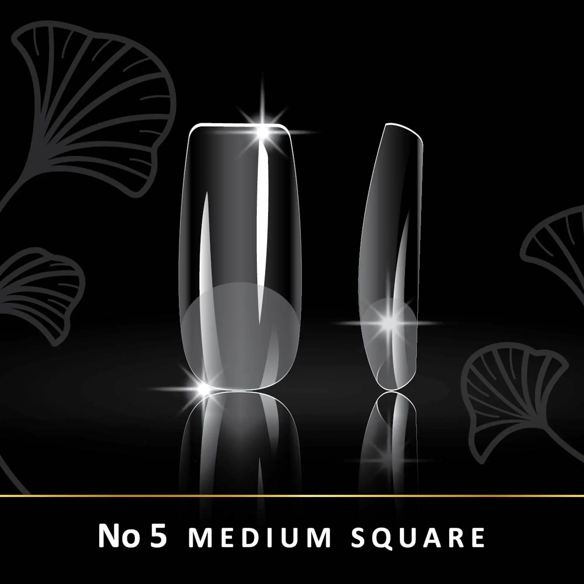 Soft Gel Tips Woww No5 Medium Square 240 τεμάχια