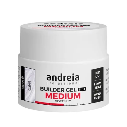Andreia Τζελ Νυχιών Χτισίματος 3in1 Clear 44gr