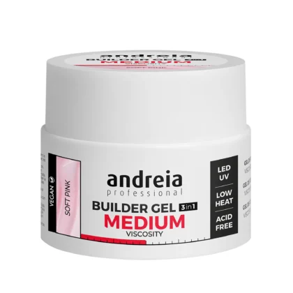 Andreia Τζελ Νυχιών Χτισίματος 3in1 Soft Pink 44gr
