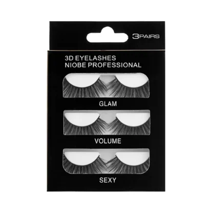 Niobe Βλεφαρίδες 3D No 551 3 Pairs