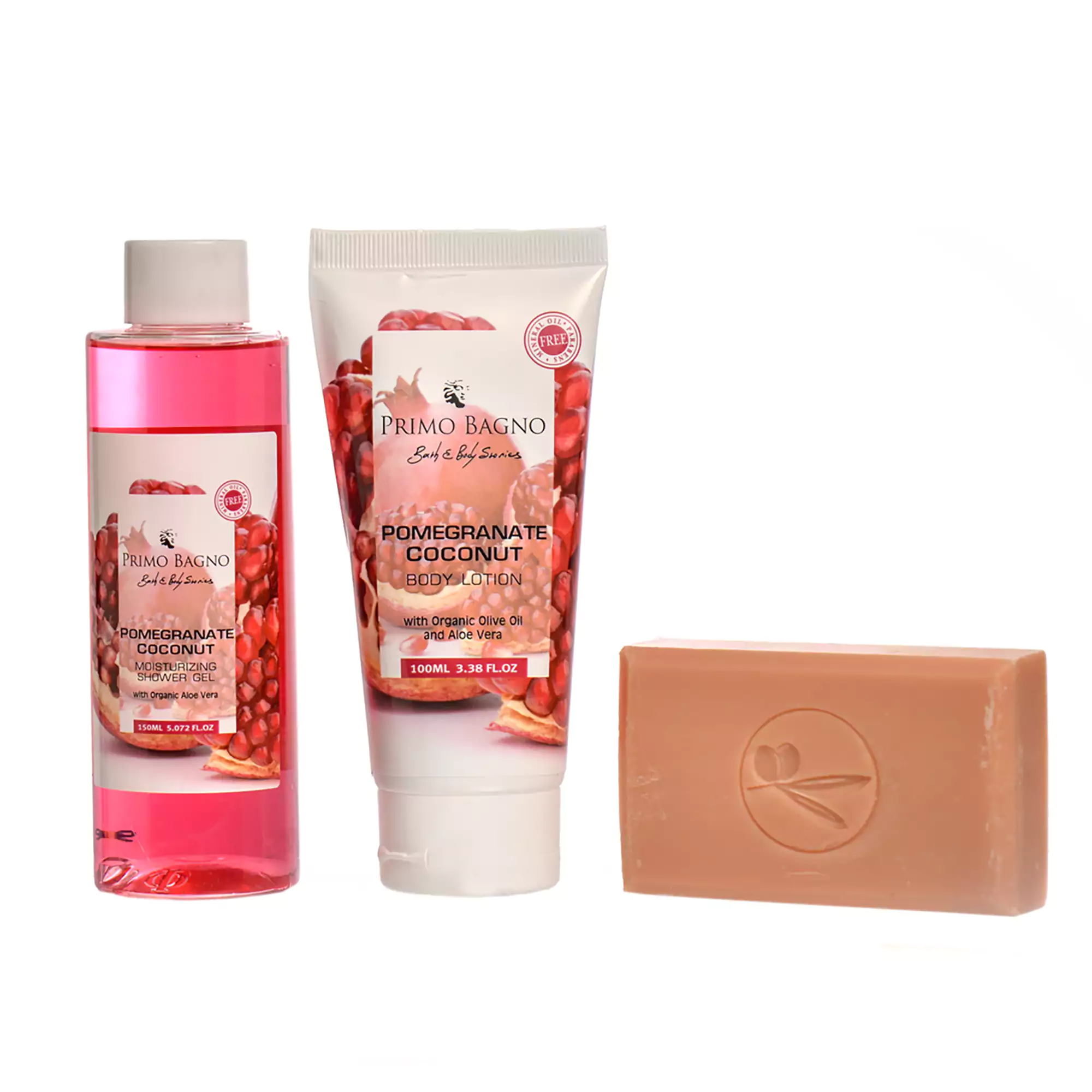 Primo Bagno Σετ Δώρου Paper Box Ρόδι Καρύδα