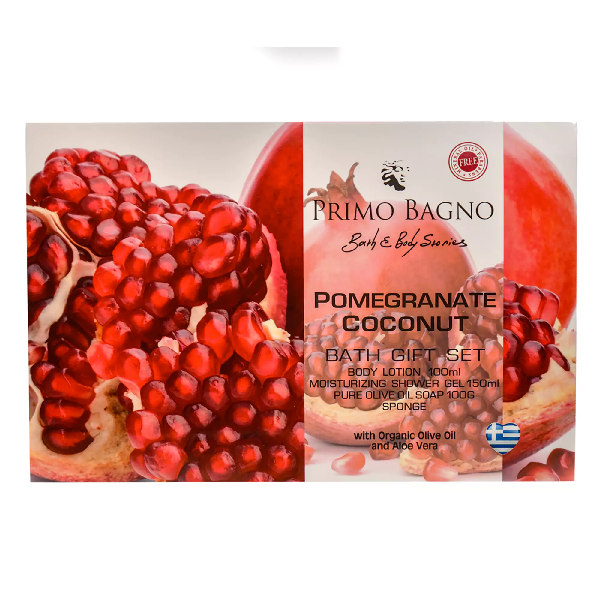 Primo Bagno Σετ Δώρου Paper Box Ρόδι Καρύδα