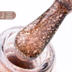 Alezori Top Coat Non Wipe Luxury Rose Gold 15ml