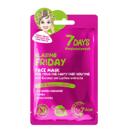 7days Μάσκα Προσώπου Blazing Friday 28gr