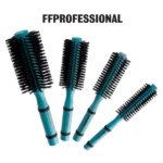 FFPROFESSIONAL Σετ Ξύλινες Βούρτσες Μαλλιών 4 Τεμάχια Μπλε
