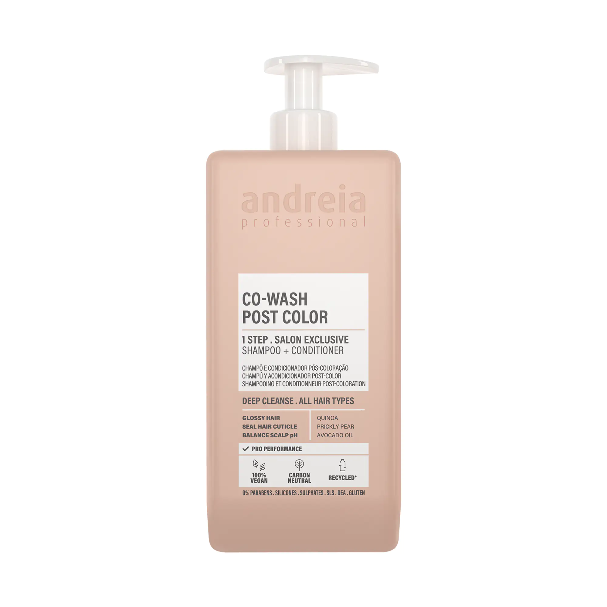 Andreia Σαμπουάν & Conditioner 2 in 1 Co-Wash Post Color 1000ml