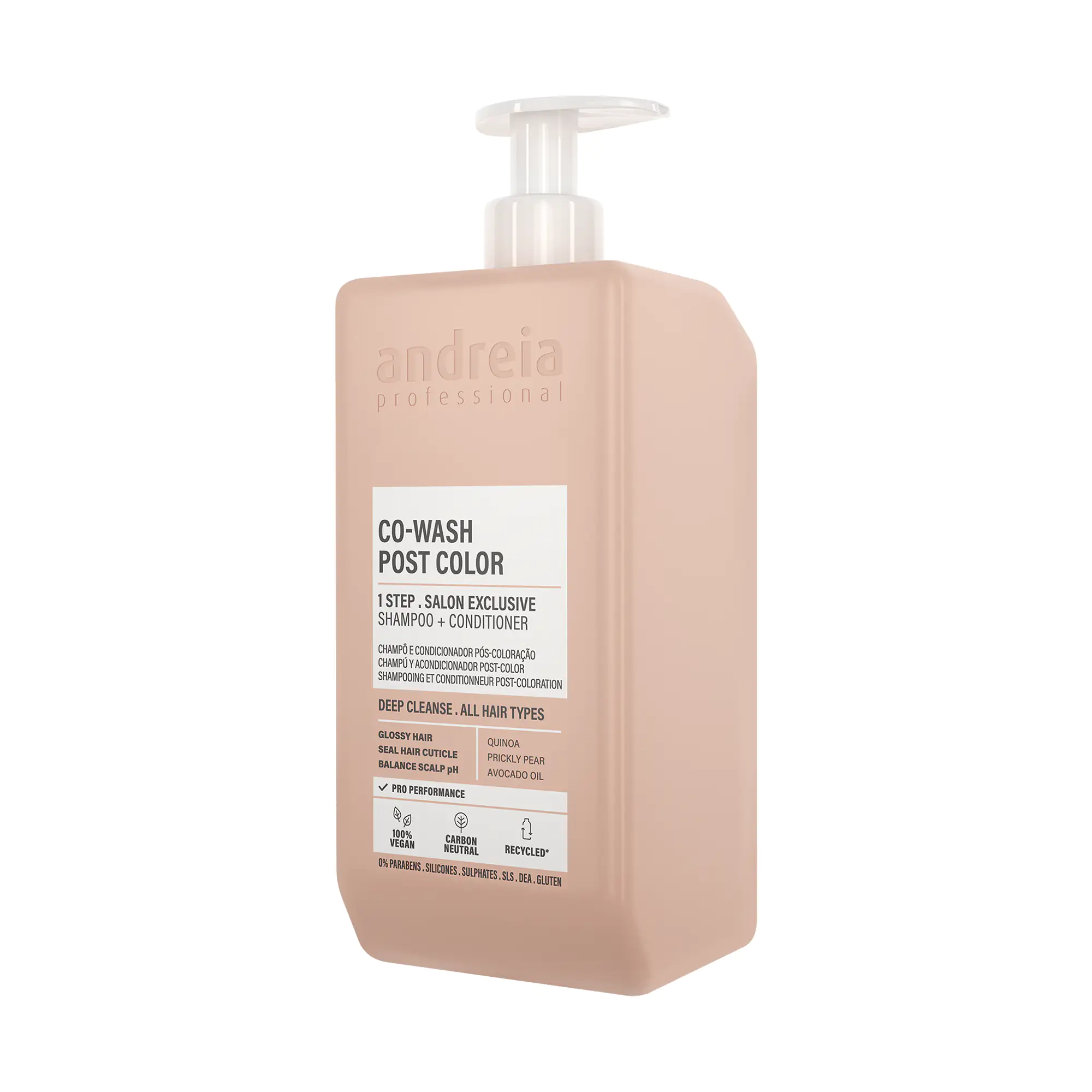 Andreia Σαμπουάν & Conditioner 2 in 1 Co-Wash Post Color 1000ml