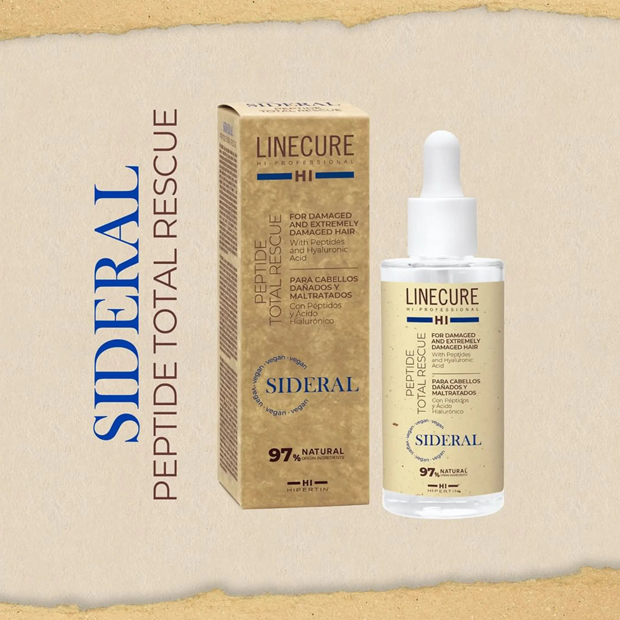 Hipertin Ελιξίριο Linecure Sideral Peptide Total Rescue 50ml