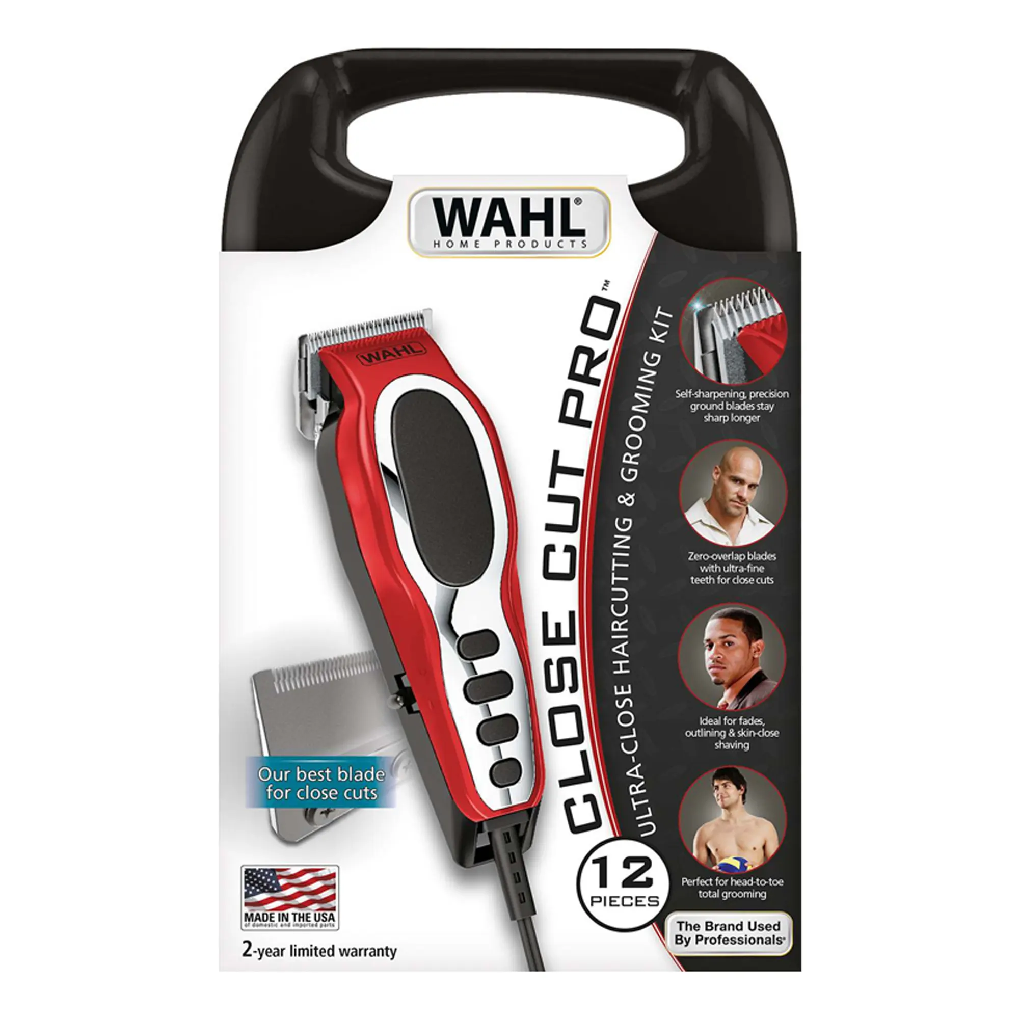 Wahl Κουρευτική Μηχανή Επαναφορτιζόμενη Close Cut Pro No 79111-2016