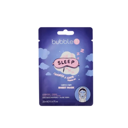 Bubble T Μάσκα Προσώπου Lavender & Lemon με Αλόη Βέρα & Νιασιναμίδη 20ml