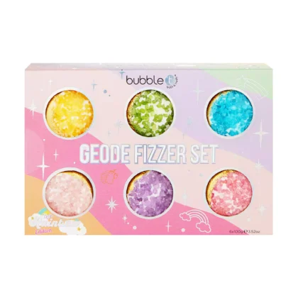 Bubble T Σετ Δώρου Rainbow Geode Bath Fizzer Set 6x100g