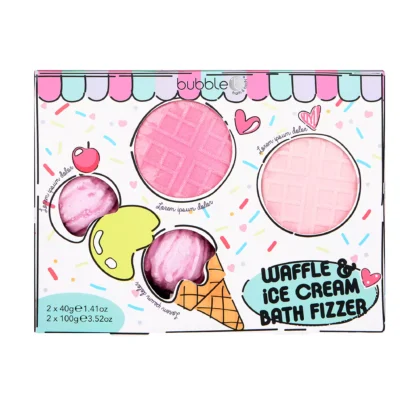 Bubble T Σετ Δώρου Cartoon Waffle Bath Fizzer