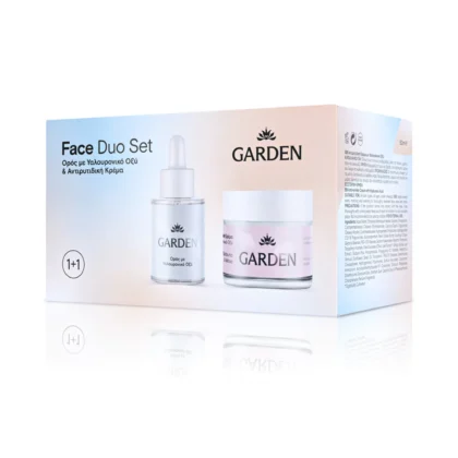 Garden Face Duo Set No4 Anti-wrinkle Cream 50ml & Serum Hyaluronic Acid 30ml