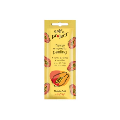 Selfie Project Peeling Προσωπου Enzymatic Papaya 8ml