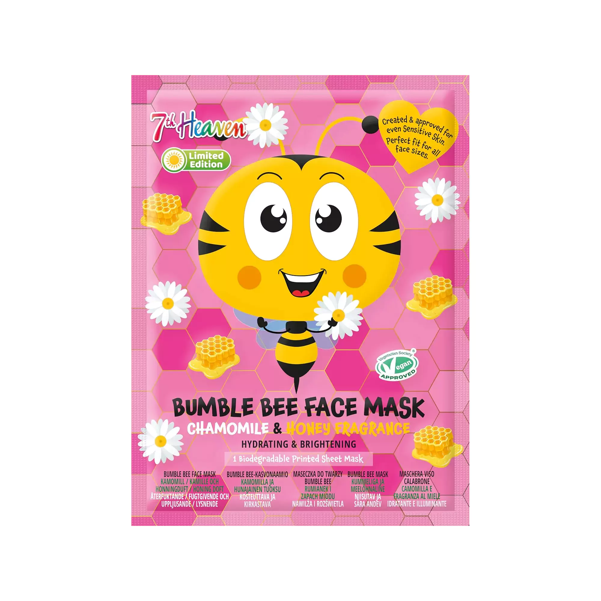 7TH HEAVEN Bubble Bee Sheet Face Mask