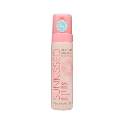 Sunkissed Self Tan Mousse Medium 200ml
