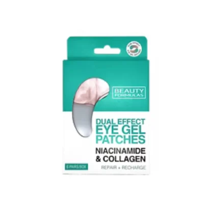 Beauty Formulas Eye Gel Patches Με Νιασιναμίδη & Κολλαγόνο 6 Ζεύγη