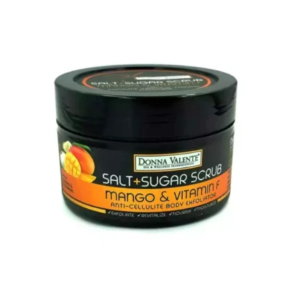Donna Valente Salt & Sugar Scrub Mango 600g