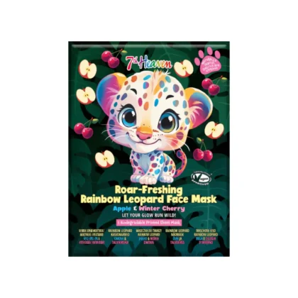 7TH HEAVEN Rainbow Leopard Face Mask