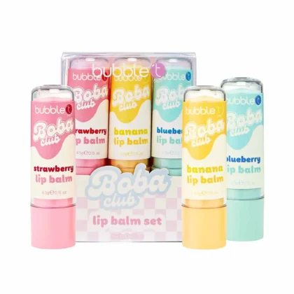 Bubble-T Boba Tea Lip Balm Gift Set 3 x 4.5g