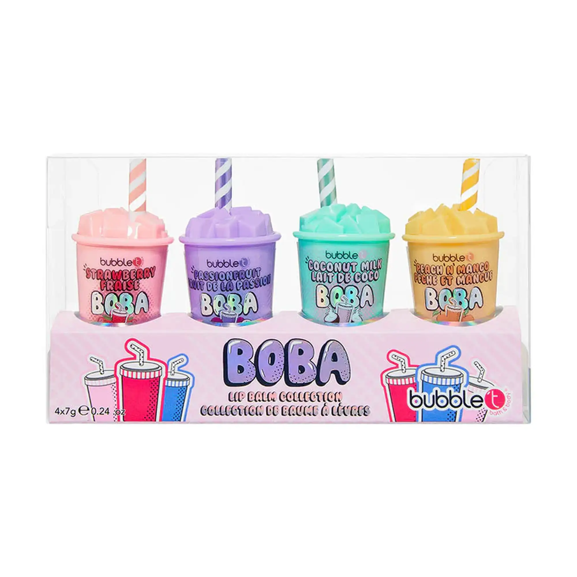 Bubble-T Boba Tea Lip Balm Collection Gift Set