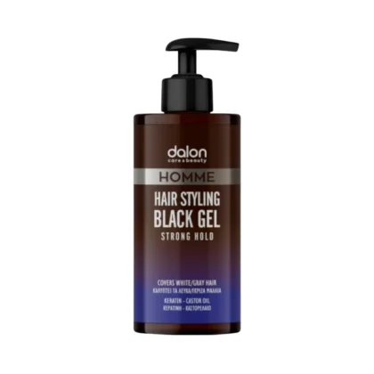 Dalon Homme Styling Black Hair Gel Strong Hold 300ml