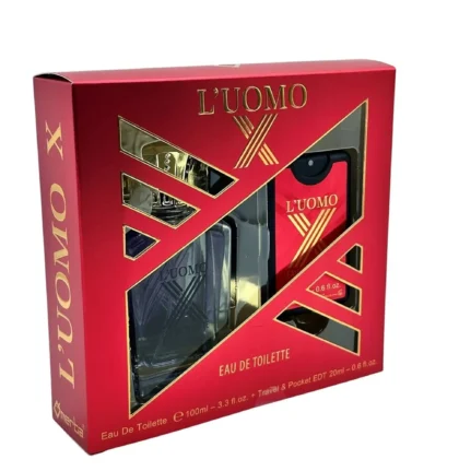 Σετ L' Uomo X 100ml & Pocket Perfume 20ml