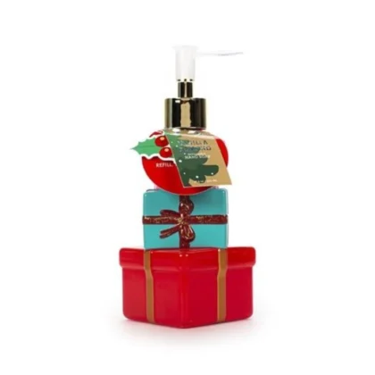 Xmas Soap Stacked Presents Peppermint Candy 500ml