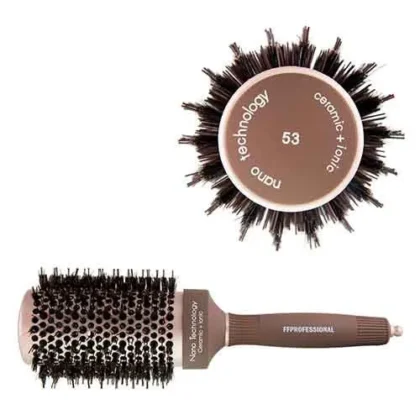 Βούρτσα Μαλλιών Ισιώματος FFPROFESSIONAL Νάιλον & Φυσική Τρίχα 53mm CHB4053