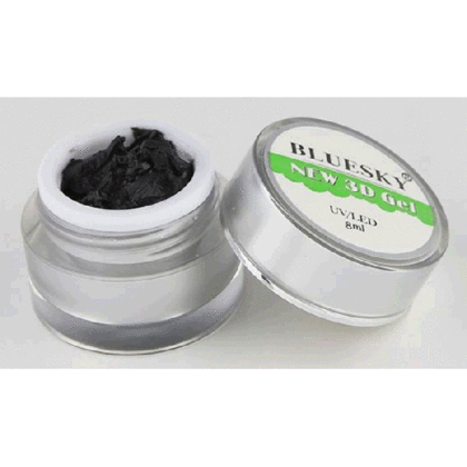 Bluesky Gel Nailart 3D - Μαύρο No 01