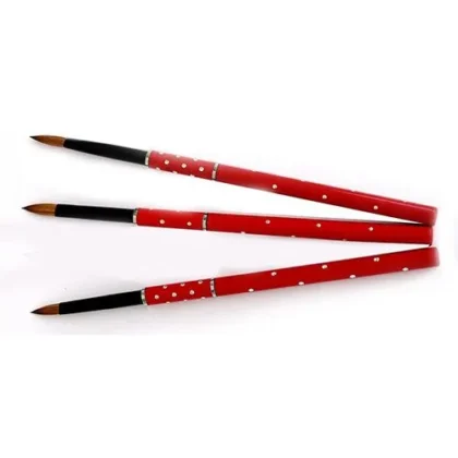 Nails & More Πινέλο Ακρυλικού με Καπάκι & Στρας Νο6