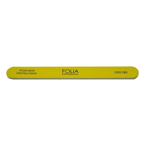 Folia Λίμα F-143 Nail File Yellow Straight 100-180