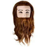 FFPROFESSIONAL Εκπαιδευτική Κούκλα Αντρική - Γένια 25εκ (Φυσική Ανθρώπινη Τρίχα)