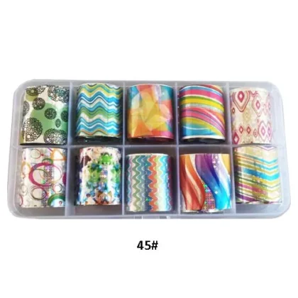 FF Selections Foils Νυχιών Σετ No45 10 τμχ – 2.5cm