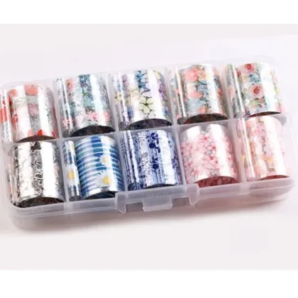 FF Selections Foils Νυχιών Λουλουδια Σετ