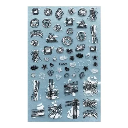 FFSelections Αυτοκόλλητα Νυχιών Νο 659| Femme Fatale