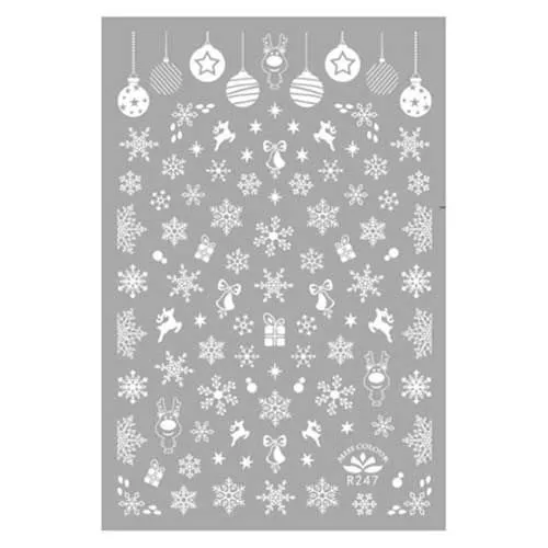 FFSelections Αυτοκόλλητα Νυχιών Νο R247 - Λευκό| Femme Fatale