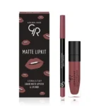 Golden Rose Matte Lip Kit Rose Taupe